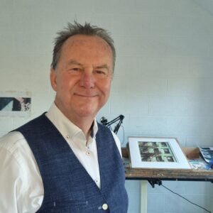 David Poxon RI NWS Master artist and organisor of the International Watercolour Masters exhibition