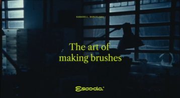 escoda art of making brushes